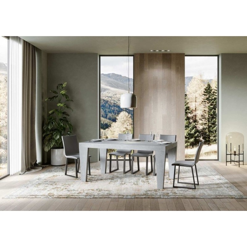  Table extensible Itamoby Spimbo en mélamine mesurant 180 (284) x90 cm