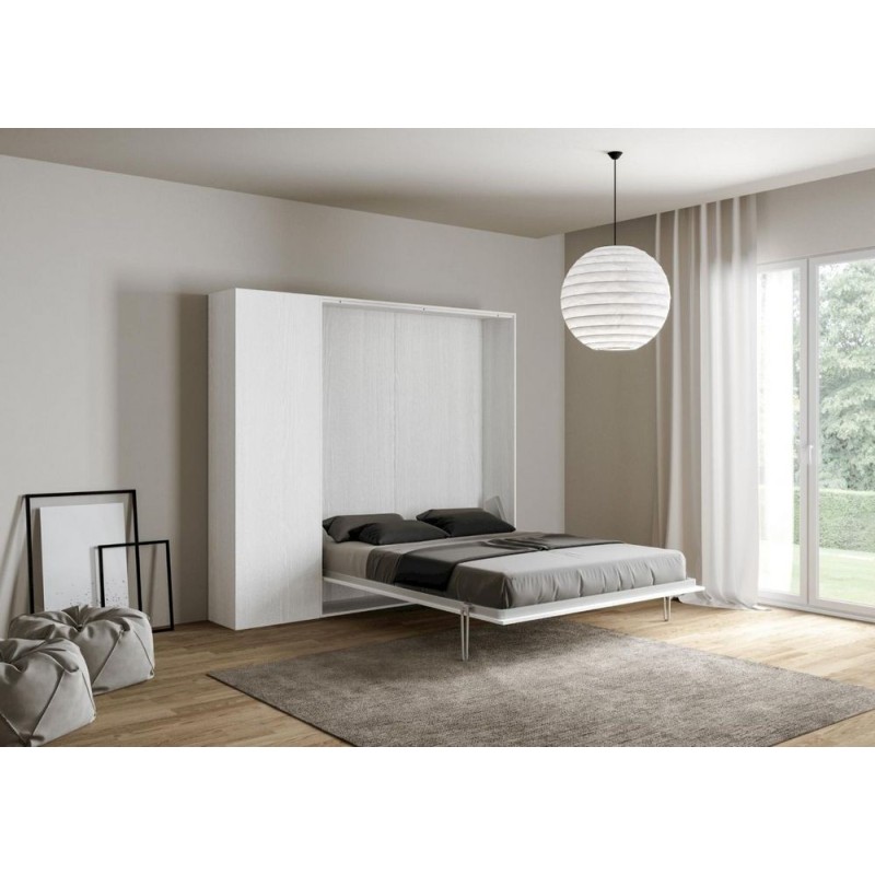  PROMO - Cama francesa abatible Itamoby Kentaro con columna de 214x215 (39,5) cm