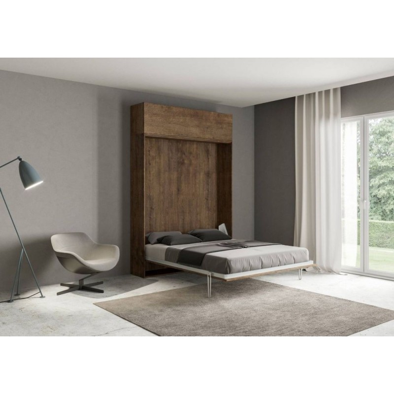  Itamoby Letto alla francese a scomparsa Kentaro con pensile da 154x215(39,5) cm