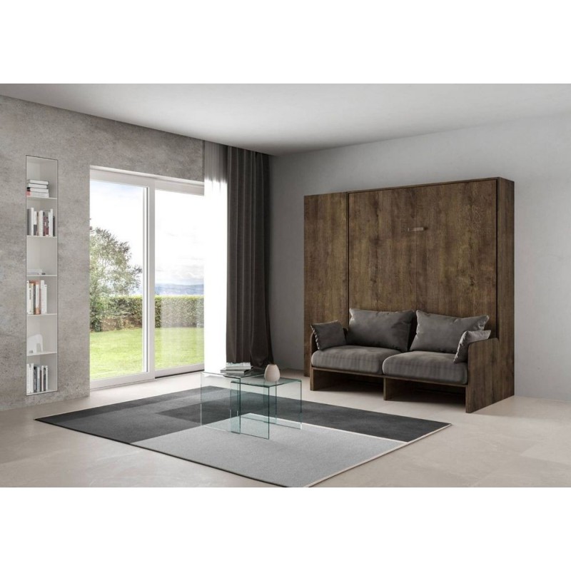  PROMO - Itamoby Cama francesa abatible Kentaro Sofá con columna 214x215 (105) cm