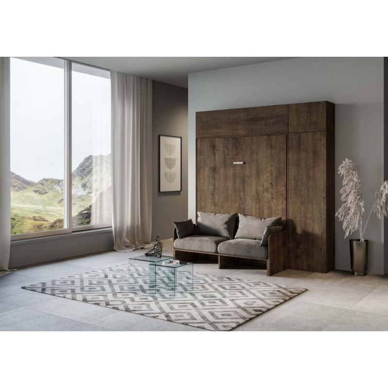  PROMO - Itamoby Cama doble abatible Kentaro Sofá con mueble 234x215 (105) cm