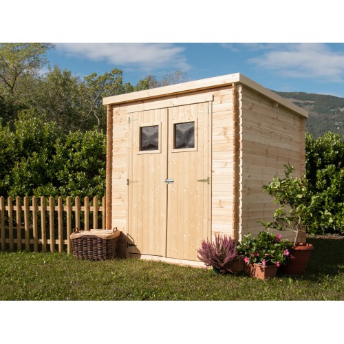 Losa Outdoor living cottage with woodshed Ava cm. 200x200 IT/CASAVA