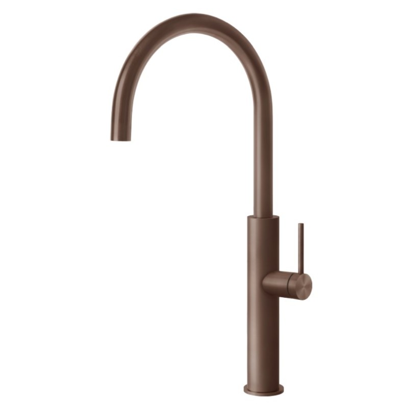  Gessi Single lever Kitchen mixer 60016 708 Copper Brushed finish