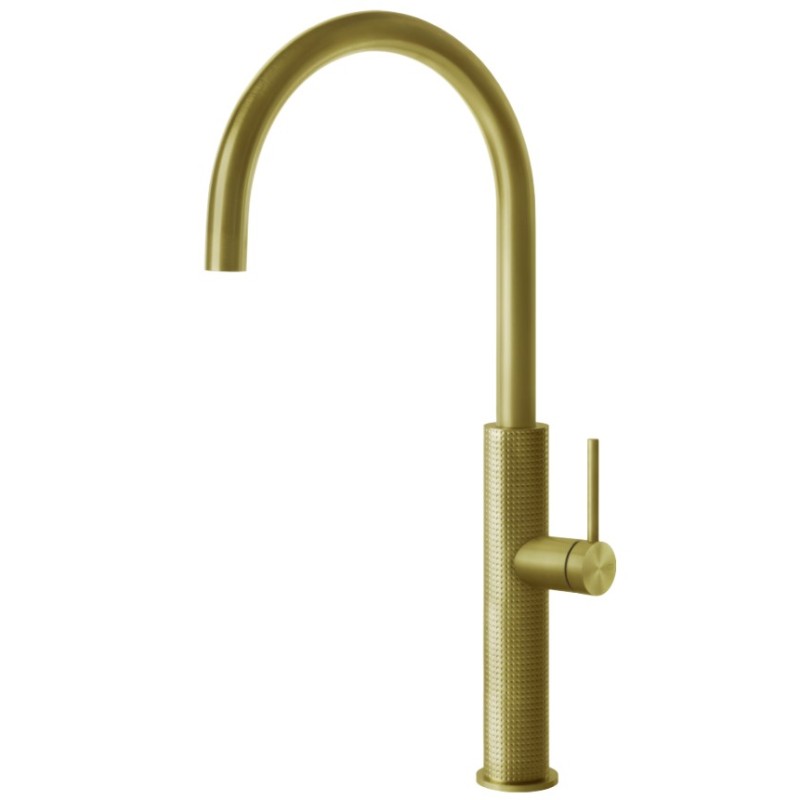  Gessi Single lever Kitchen mixer Cesello 60020 727 Brass Brushed finish