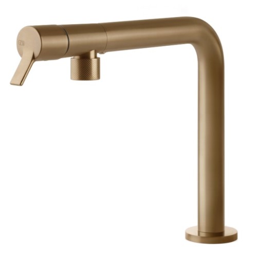 Gessi Fixed single lever mixer Collection 60073 726 Copper Brushed GHRC finish