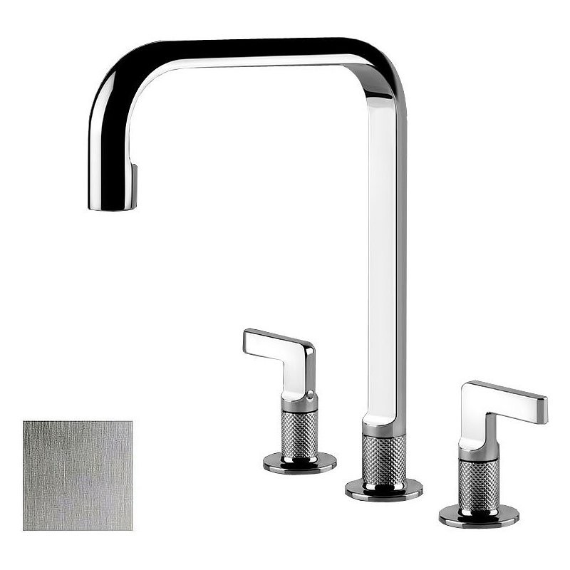  Gessi 3-hole mixer Inciso Collection 58701 149 Finox finish
