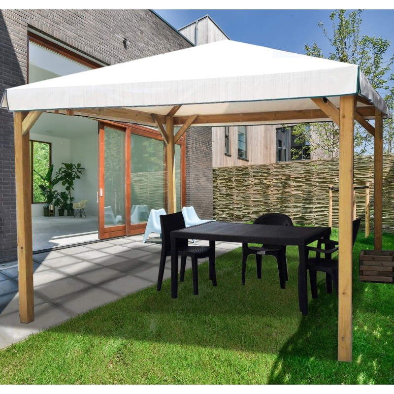  Losa Exteriors to experience gazebo Ischia 300x300 without gratings LO/GZ300300SG