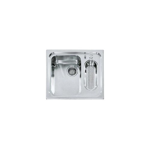 Alpes Undermount sink LS 50x68 / 1V1B with 68x50 cm stainless steel basin