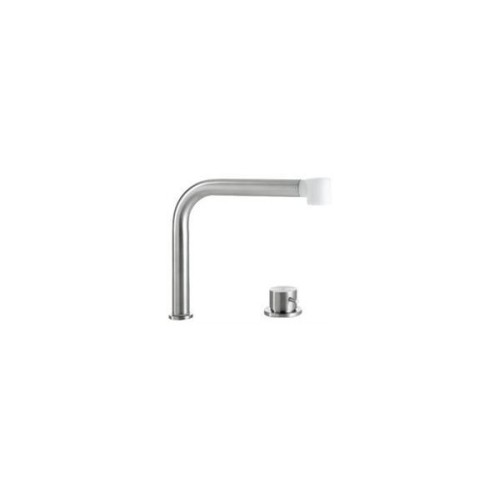 Alpes Mixer MCR25 + CRL in stainless steel with satin finish