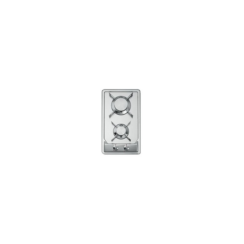  Alpes Gas hob F 530 / 2GG in stainless steel 30 cm