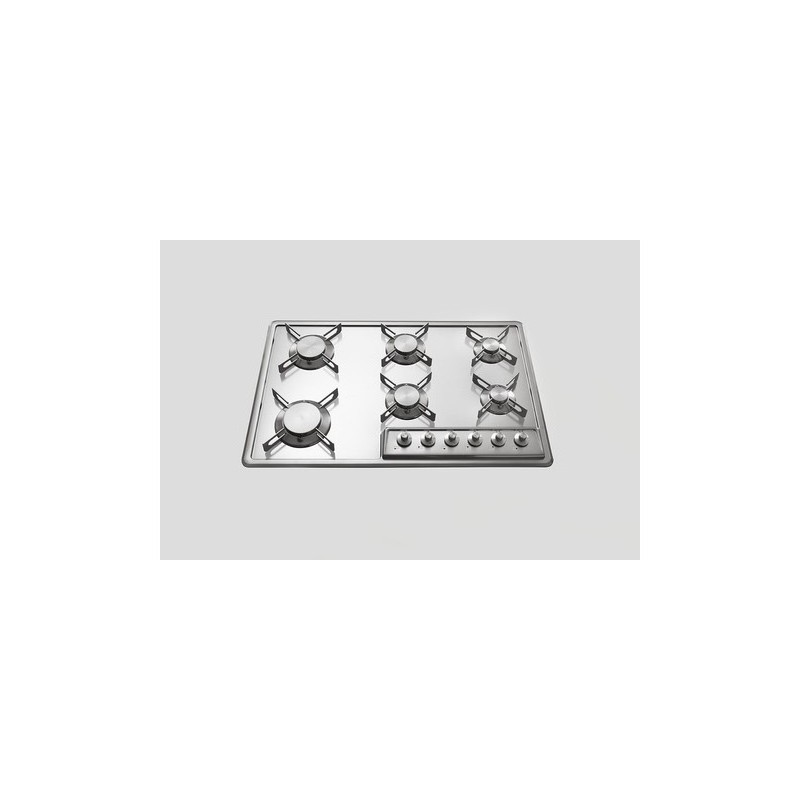  Alpes Placa de gas F 579 / 6G en acero inoxidable 79 cm