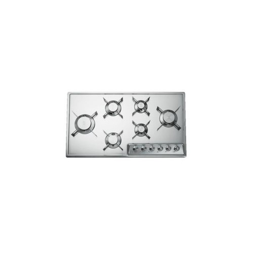 Alpes Gas countertop hob A 588 / 6G in stainless steel 88 cm