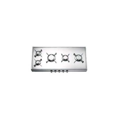 Table de cuisson à gaz pliante Alpes R 100 / 5G en acier inoxydable 99,5 cm