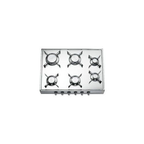 Table de cuisson à gaz pliante Alpes R 70 / 6G en acier inoxydable 69,5 cm
