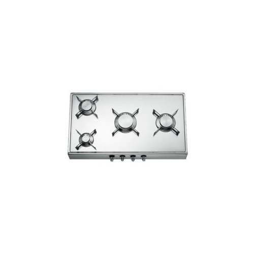 Alpes Folding gas hob R 80 / 4G in stainless steel 79.5 cm