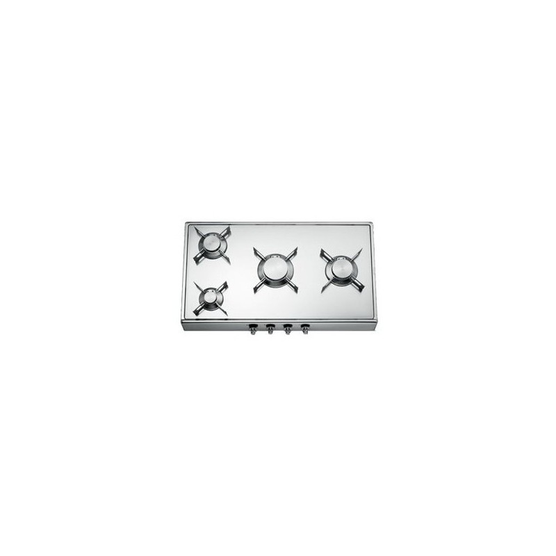  Table de cuisson à gaz pliante Alpes R 80 / 4G en acier inoxydable 79,5 cm