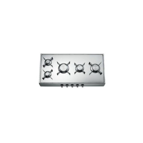Table de cuisson à gaz pliante Alpes R 90 / 5G en acier inoxydable 89,5 cm