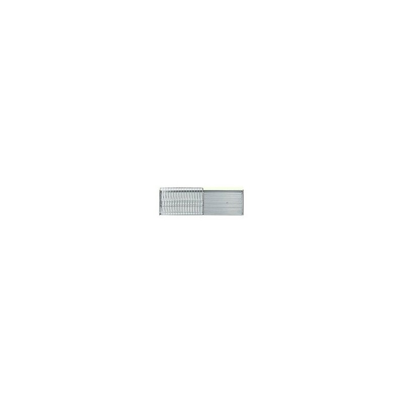  Alpes Porta platos de pared SP 99 de acero inoxidable 98,8 cm