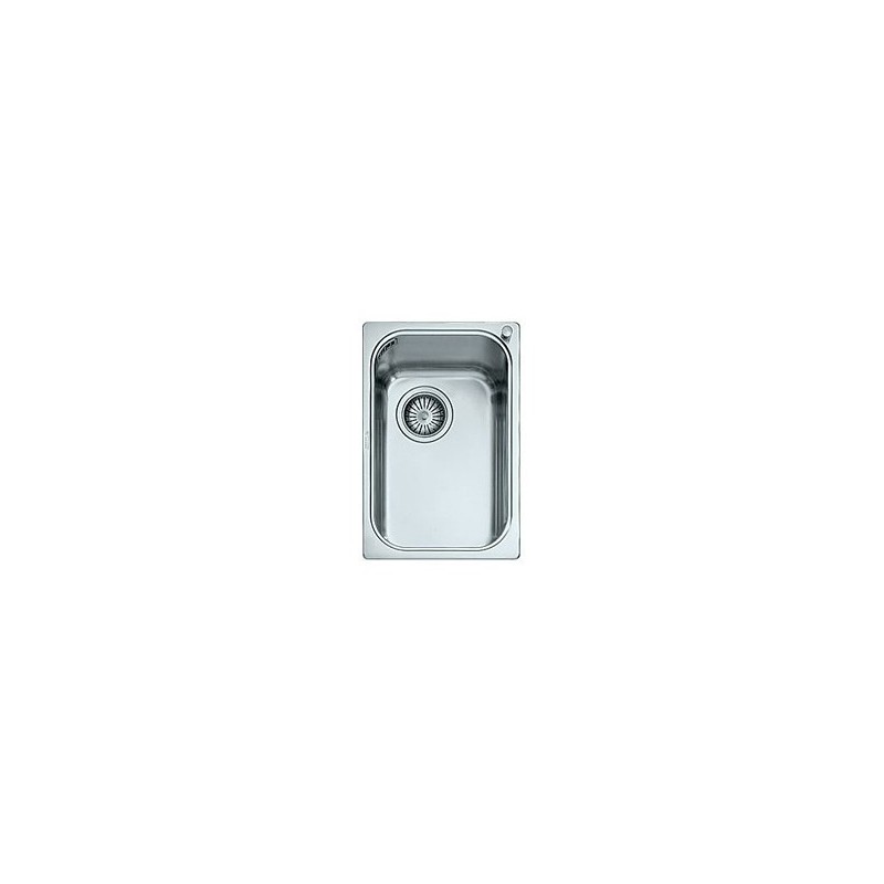  Alpes Lavabo semi-encastré VF 431-S en acier inoxydable mesurant 31x46 cm