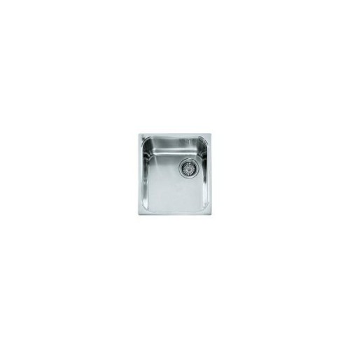 Alpes Semi-flush tank VF 441-D in stainless steel measuring 41x46 cm
