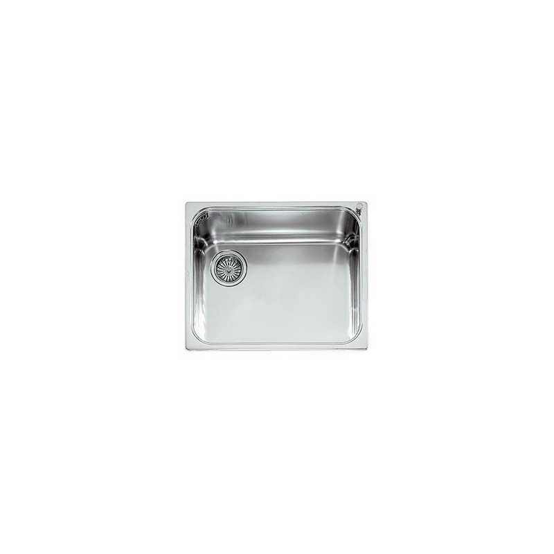  Alpes Semi-flush basin VF 456-S in stainless steel 56x46 cm