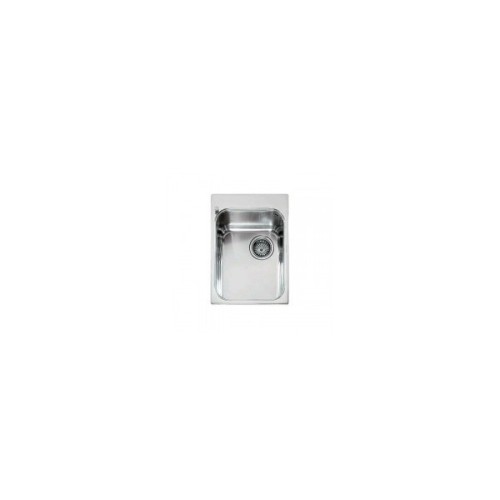 Alpes Lavabo semiempotrado VF 536-D de acero inoxidable de 36x51 cm