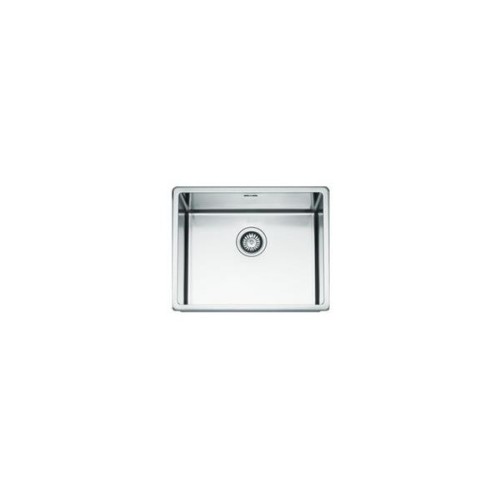Alpes Lavabo semiempotrado VFR 455 de acero inoxidable de 55x45 cm