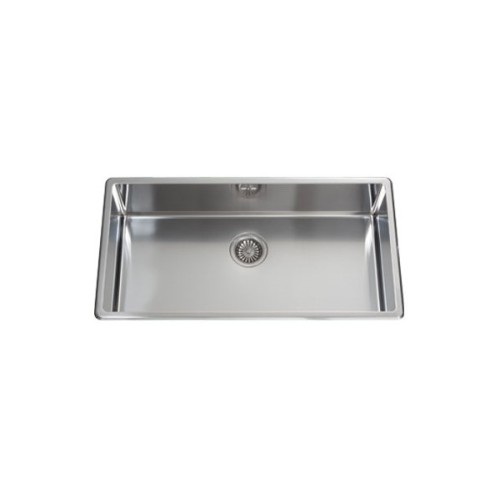 Alpes Semi-flush tank VFR 485 in stainless steel 85.5x45 cm