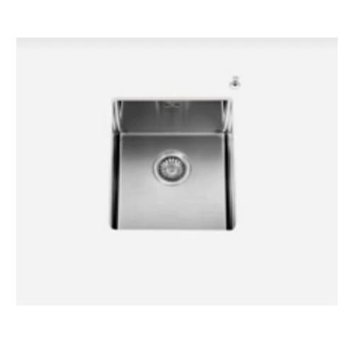 Baignoire Alpes Undermount VSR 40 en acier inoxydable mesurant 43x43 cm