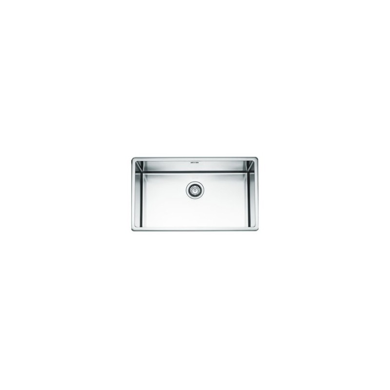  Alpes Undermount bathtub VSR 70 in stainless steel measuring 73x43 cm