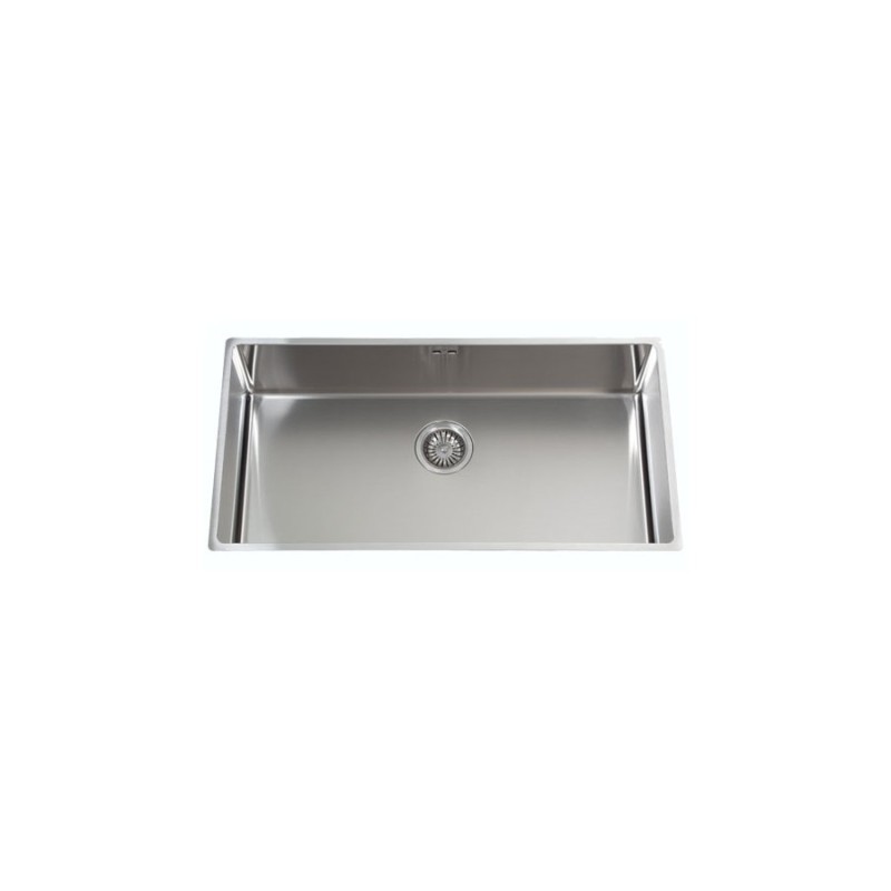  Alpes Bañera bajo encimera VSR 80 en acero inoxidable 83x43 cm