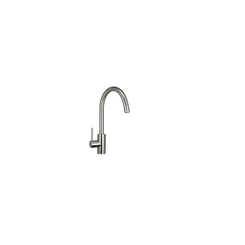  Alpes Mixer ALP34 in stainless steel with satin finish