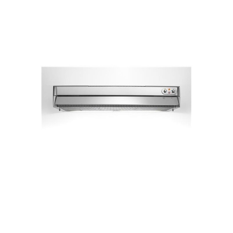  Alpes Filter hood with two motor fans with extendable filter CFE-D 90/2 in 90 cm stainless steel