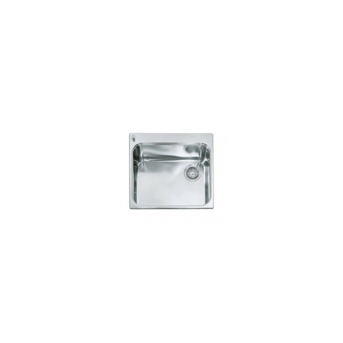 Alpes Lavabo semiempotrado VF 556-D en acero inoxidable 56x51 cm