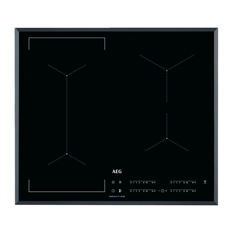  AEG Placa de inducción Bridge IKE 64443 FB acabado vitrocerámica negra 60 cm