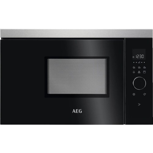 AEG Compact microwave oven with grill MBB 1756 DEM with 60 cm black door