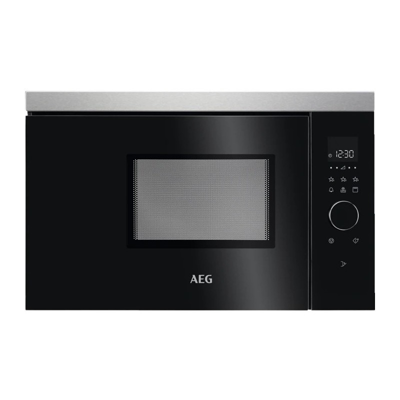  AEG Compact microwave oven with grill MBB 1756 DEM with 60 cm black door
