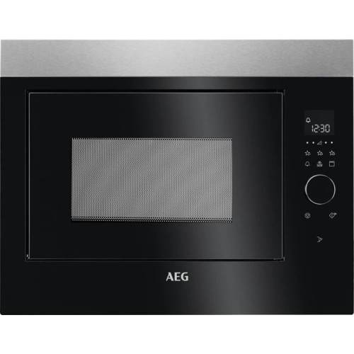 AEG Compact microwave oven with grill MBE 2658 DEM with 60 cm black door