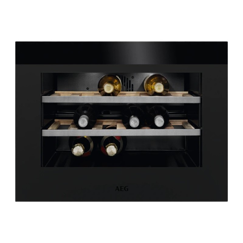  PRONTA CONSEGNA - AEG Cantina vino sottotop da incasso KWK 884520 T finitura matt black da 60 cm