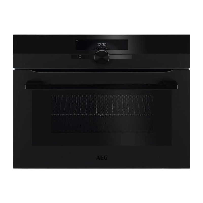  AEG Compact oven CombiQuick KMK 968000 T 60 cm matt black finish