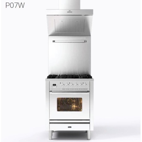 Ilve Cucina P07W Professional Plus P07WE3 piano cottura 4 fuochi da 70 cm