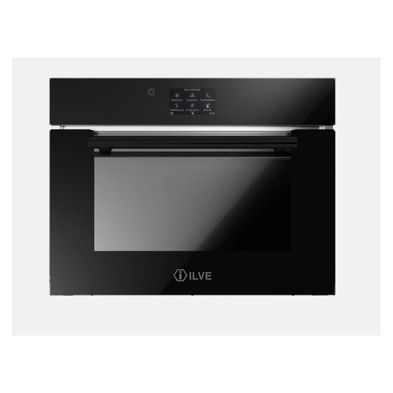  Abatidor de temperatura integrado Ilve Professional Plus BC645STC de 60 cm de cristal negro