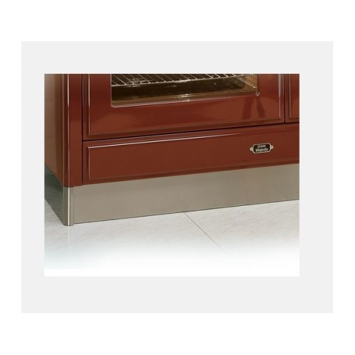 Socle couvre-pieds Ilve AMZ100, finition inox, 100 cm, hauteur 15 cm