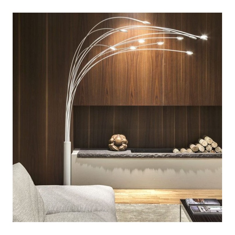  Minitallux Lampada da terra a LED Arbor 12ST in diverse finiture by Icone Luce