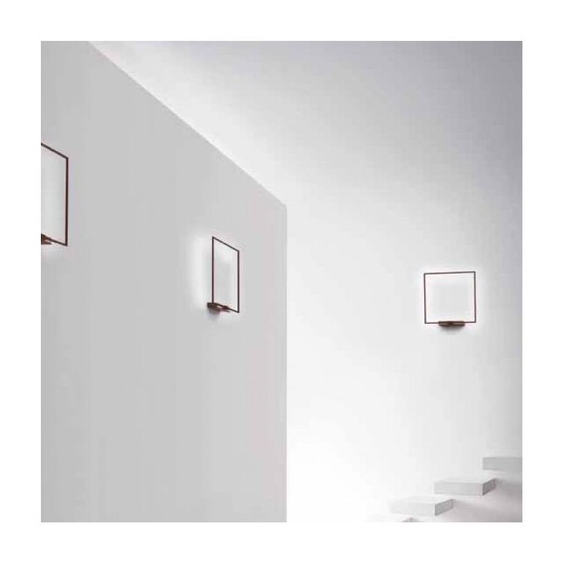  Minitallux LED wall lamp Cornice35AP in different finishes byicon Luce