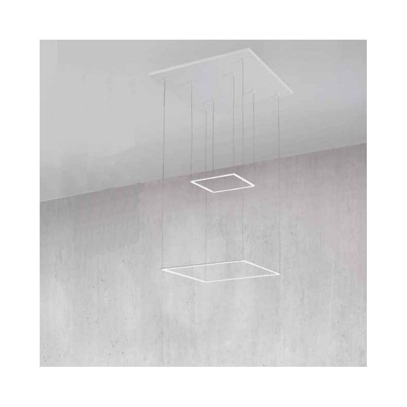  Minitallux LED suspension lamp Cornice45d.2 in different finishes byicon Luce