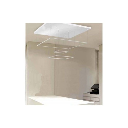 Minitallux LED suspension lamp Cornice85.3 in different finishes byicon Luce