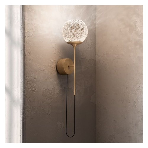 Applique LED Minitallux Cristalglob CB AP en différentes finitions byicon Luce