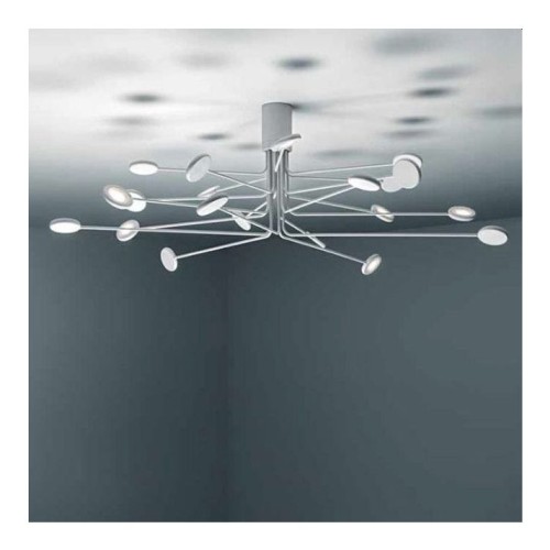 Minitallux Arbor 20PL LED ceiling lamp in different finishes by Icona Luce