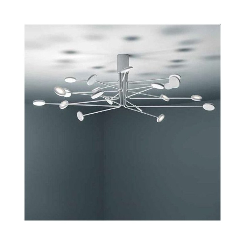  Lámpara de techo Minitallux Arbor 20PL LED en diferentes acabados de Icona Luce